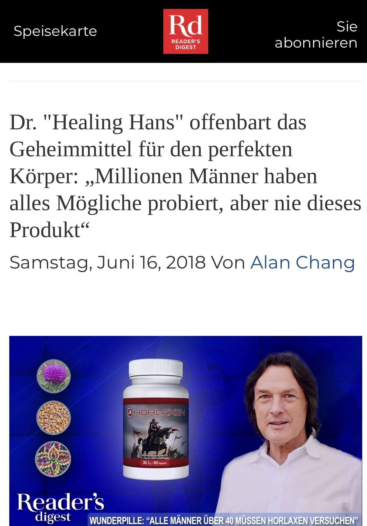 Horlaxen Betrug
