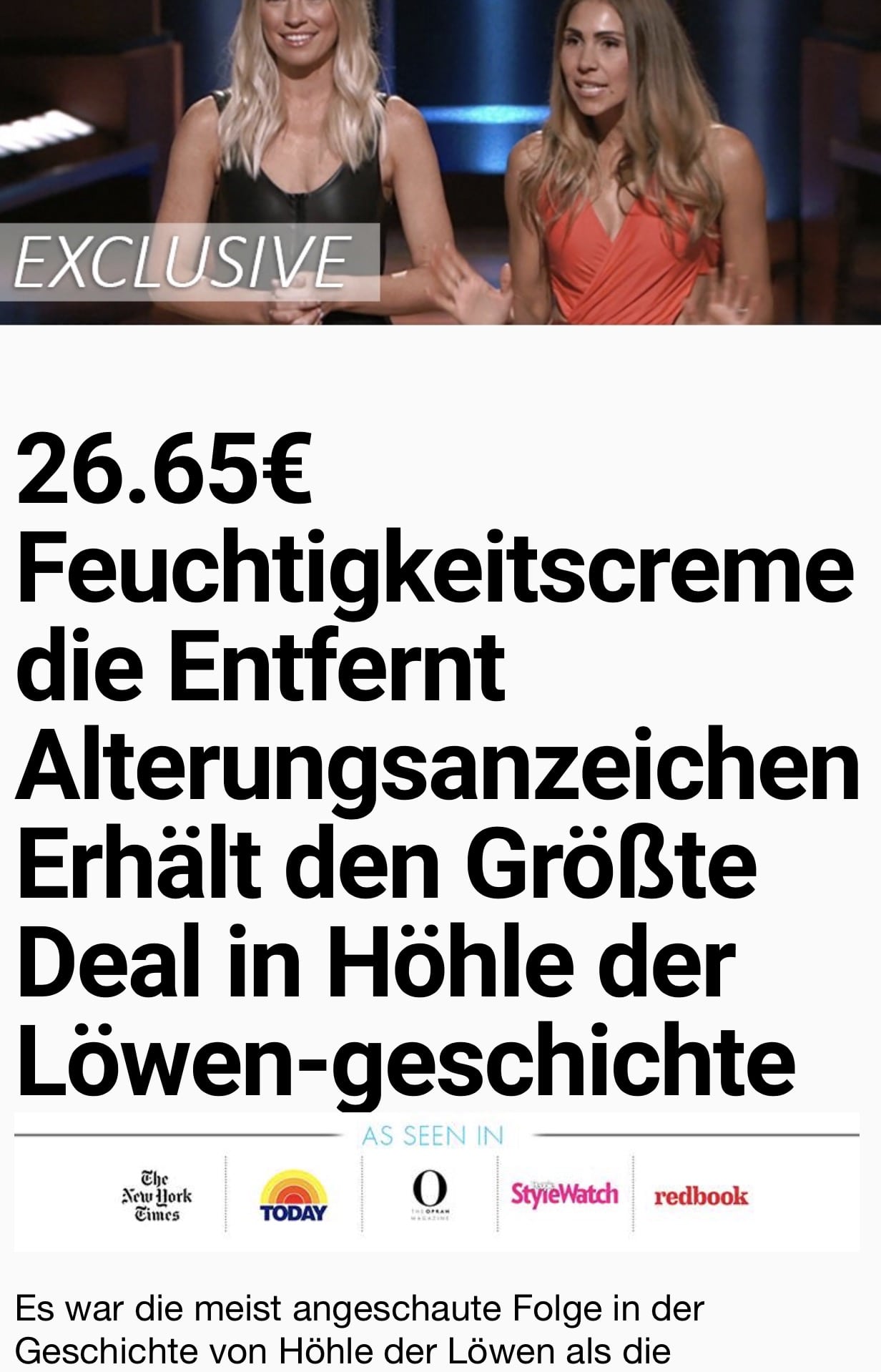 Vortaxel Höhle der Löwen