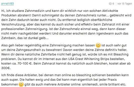 Smile Secret Erfahrungen