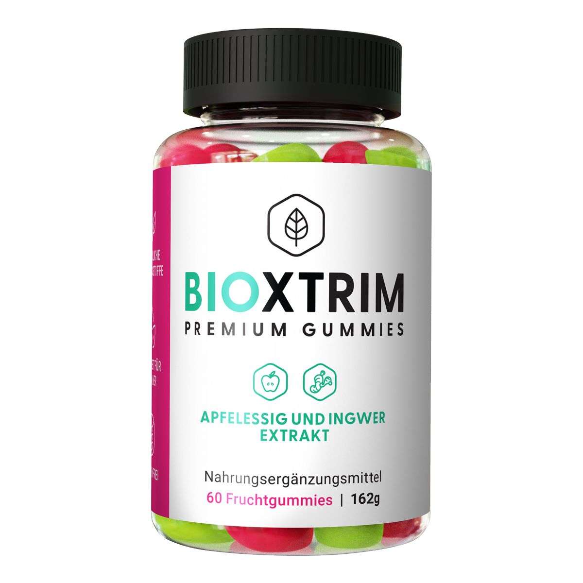 BIOXTRIM Diät-Fruchtgummis mit „Unleash Your Best Self“.